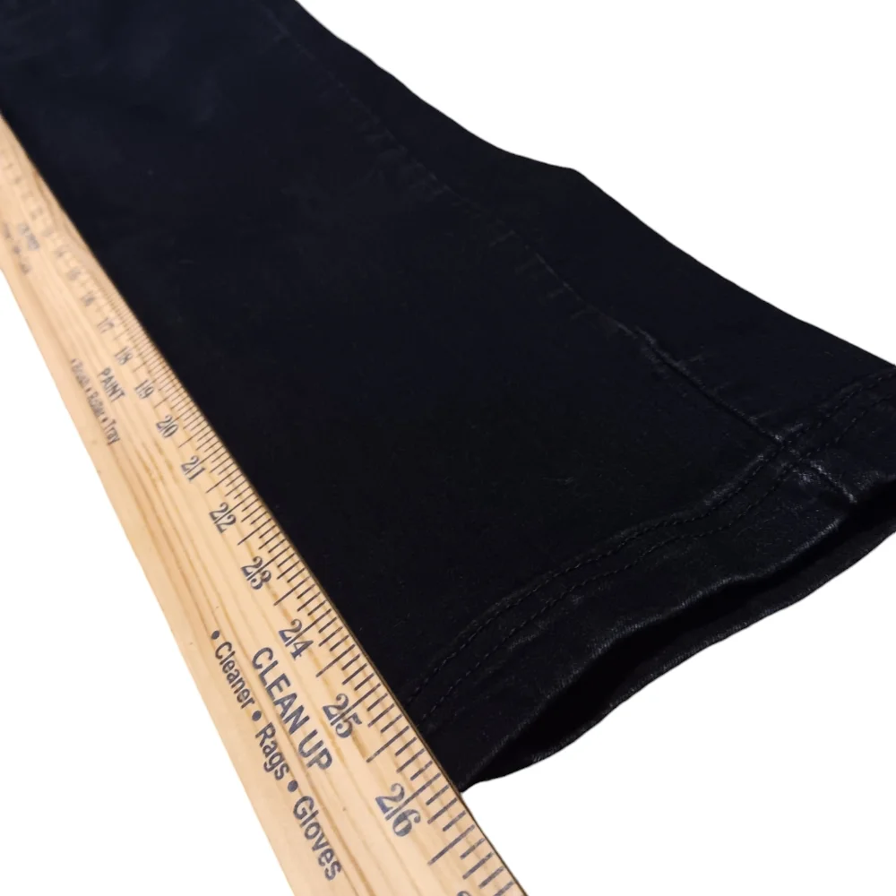 NY&C WOMEN'S SIZE 8 DARK BLUE DENIM LOW RISE SKINNY ANKLE STRETCH JEANS.